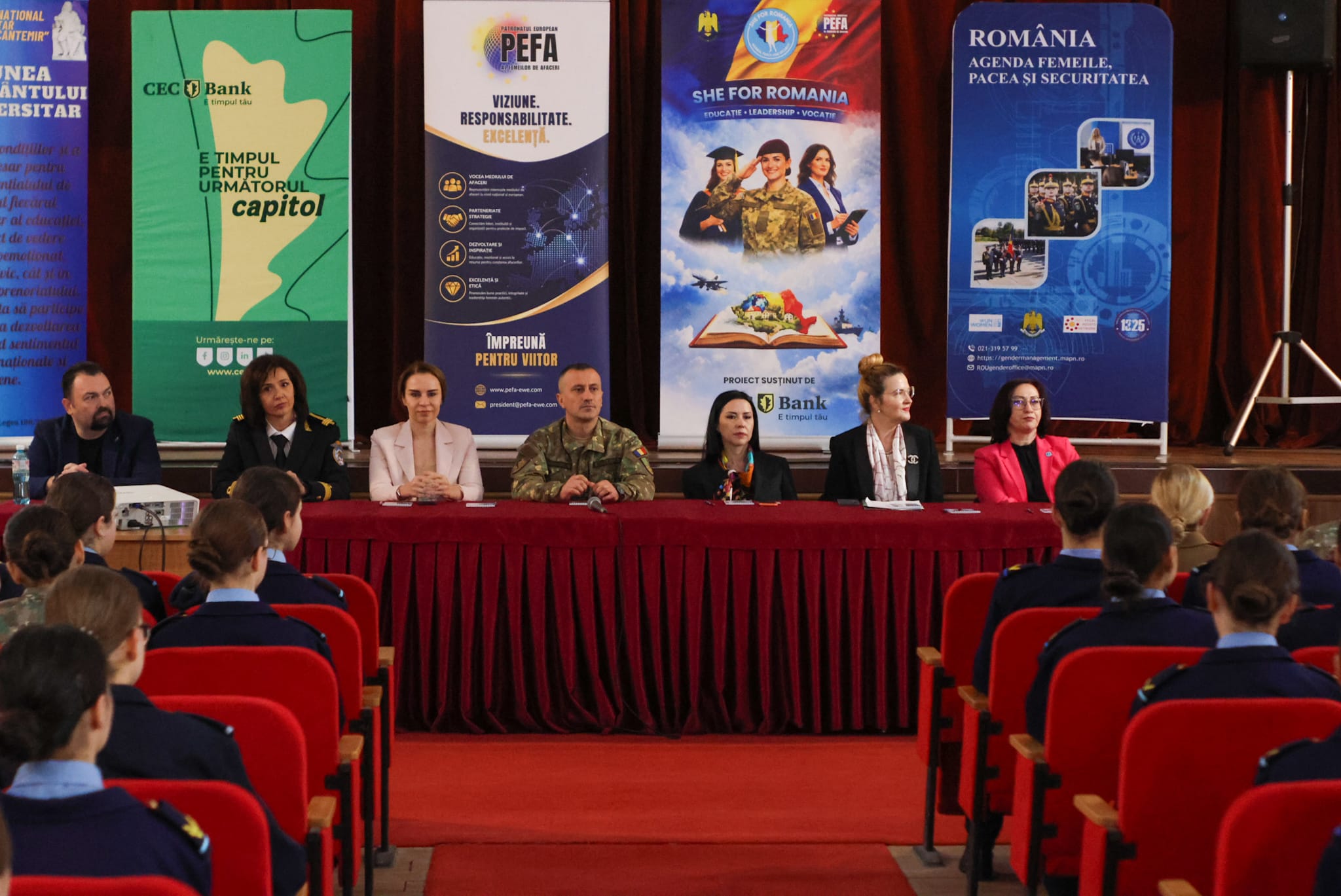 SHE FOR ROMANIA –  la Colegiul Național Militar „Dimitrie Cantemir” Breaza, 14, mai, 2026