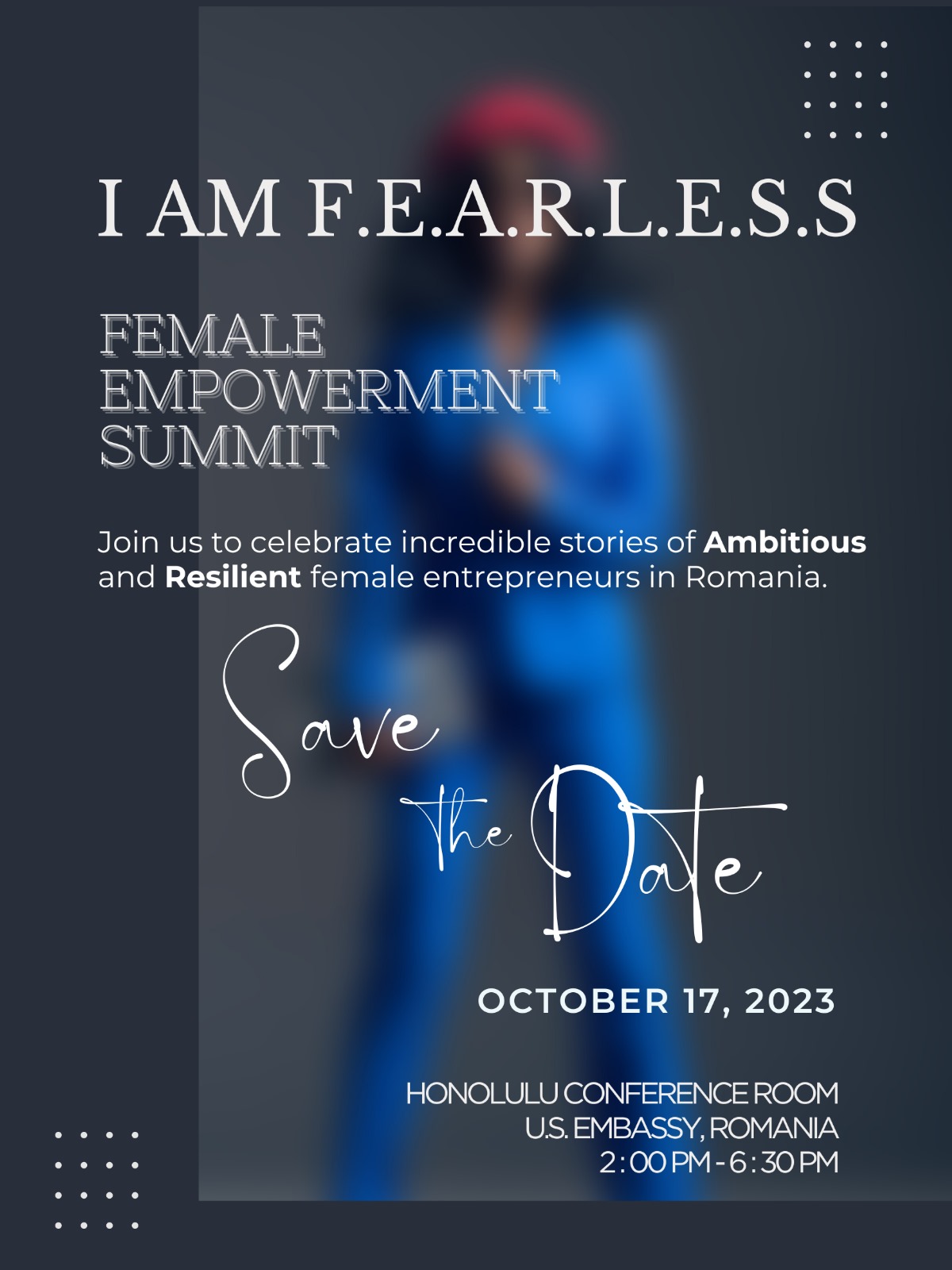 Evenimentul „Female Empowerment Summit”, 17 oct. 2023