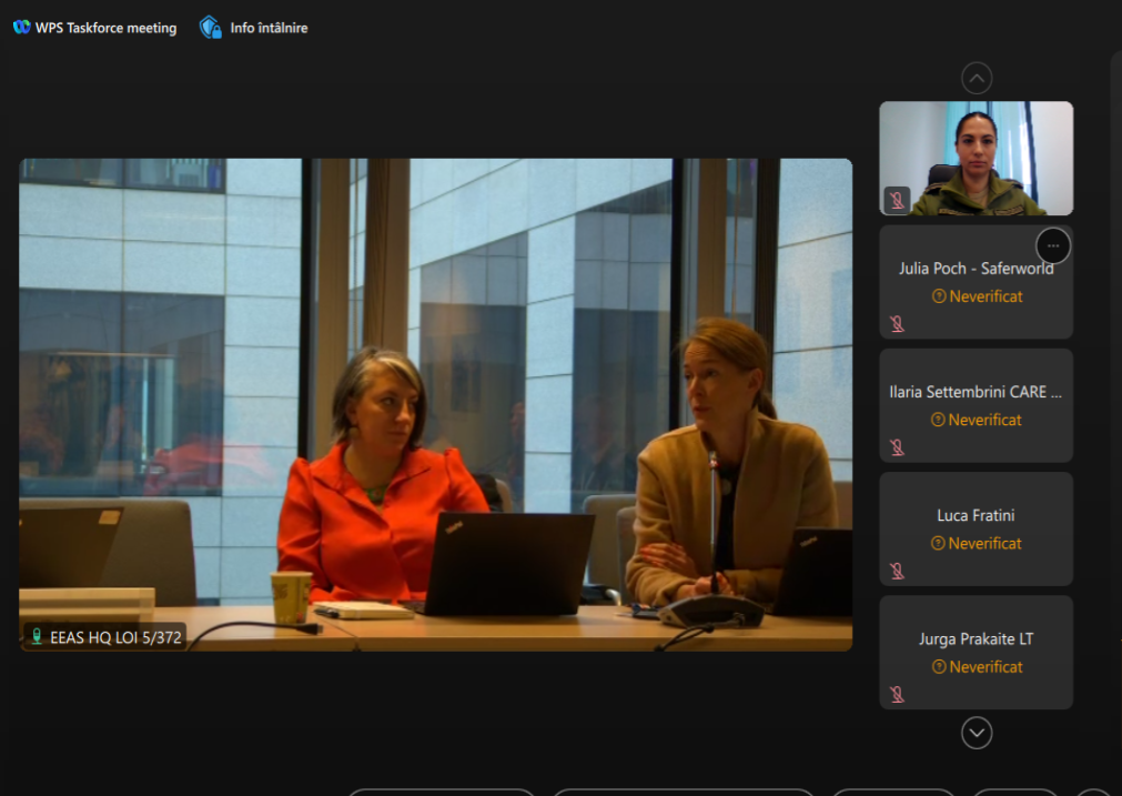 EU Women Peace and Security Taskforce, 12 dec. 2024